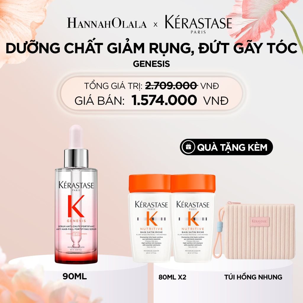  DEAL 15: DƯỠNG CHẤT GIẢM RỤNG VÀ ĐỨT GÃY GENESIS 90ML 