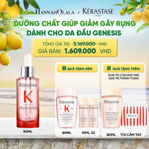  DƯỠNG CHẤT GIẢM RỤNG VÀ ĐỨT GÃY GENESIS 90ML - DEAL 01 - A457 