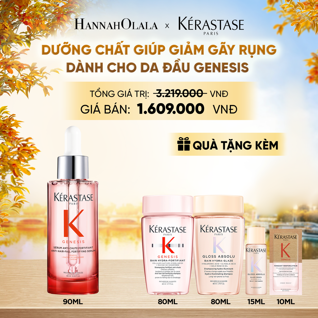  DƯỠNG CHẤT GIẢM RỤNG VÀ ĐỨT GÃY GENESIS 90ML - E479 