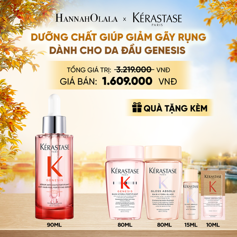  DƯỠNG CHẤT GIẢM RỤNG VÀ ĐỨT GÃY GENESIS 90ML - E479 