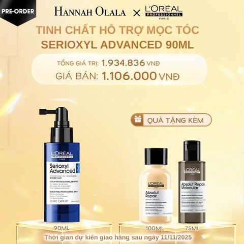  C1356_DEAL 1: [PRE-ORDER] TINH CHẤT HỖ TRỢ MỌC TÓC L'OREAL PROFESSIONNEL SERIOXYL ADVANCED 90ML 