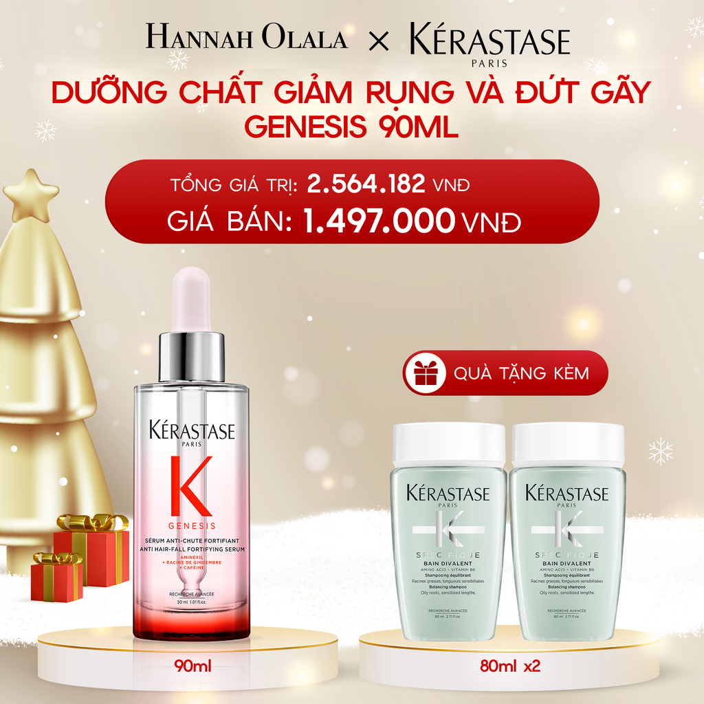  DEAL 1: DƯỠNG CHẤT GIẢM RỤNG VÀ ĐỨT GÃY GENESIS 90ML 