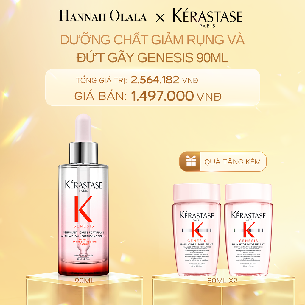  DEAL 1: DƯỠNG CHẤT GIẢM RỤNG VÀ ĐỨT GÃY GENESIS 90ML 