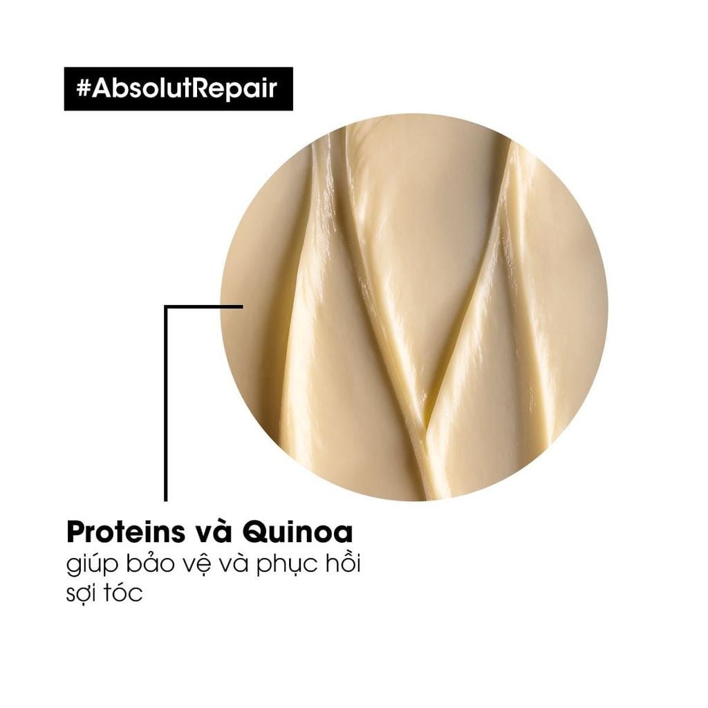  MẶT NẠ NHŨ VÀNG PHỤC HỒI HƯ TỔN TOÀN DIỆN L'ORÉAL PROFESSIONNEL ABSOLUT REPAIR GOLDEN 250ML - D18 