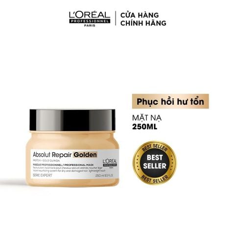  MẶT NẠ NHŨ VÀNG PHỤC HỒI HƯ TỔN TOÀN DIỆN L'ORÉAL PROFESSIONNEL ABSOLUT REPAIR GOLDEN 250ML - D18 