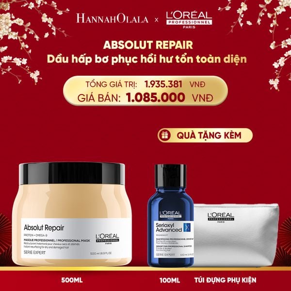  A787_DEAL 15: DẦU HẤP BƠ PHỤC HỒI HƯ TỔN TOÀN DIỆN ABSOLUT REPAIR 500ML 