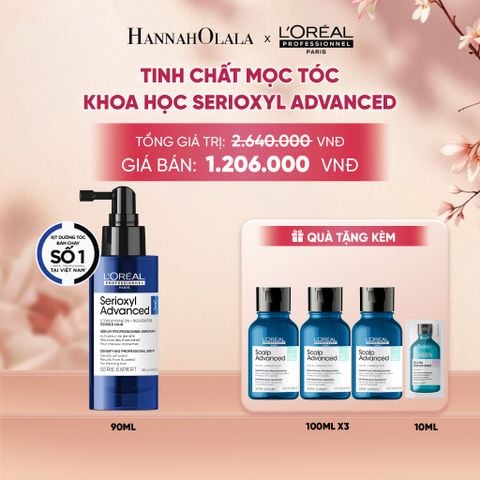  TINH CHẤT HỖ TRỢ XỊT MỌC TÓC L'OREAL PROFESSIONNEL SERIOXYL ADVANCED 90ML - A211 