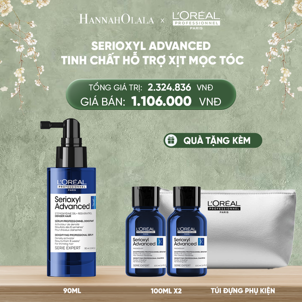  DEAL 1_RE: TINH CHẤT HỖ TRỢ XỊT MỌC TÓC L'OREAL PROFESSIONNEL SERIOXYL ADVANCED 90ML 