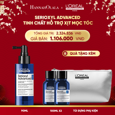  A1326_DEAL 1: TINH CHẤT HỖ TRỢ XỊT MỌC TÓC L'OREAL PROFESSIONNEL SERIOXYL ADVANCED 90ML 