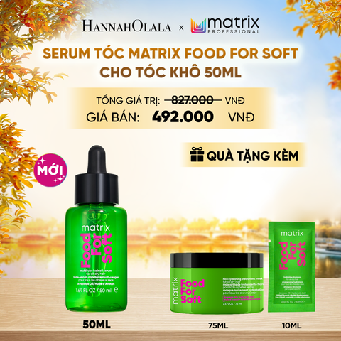  SERUM TÓC MATRIX FOOD FOR SOFT CHO TÓC KHÔ 50ML - E505 