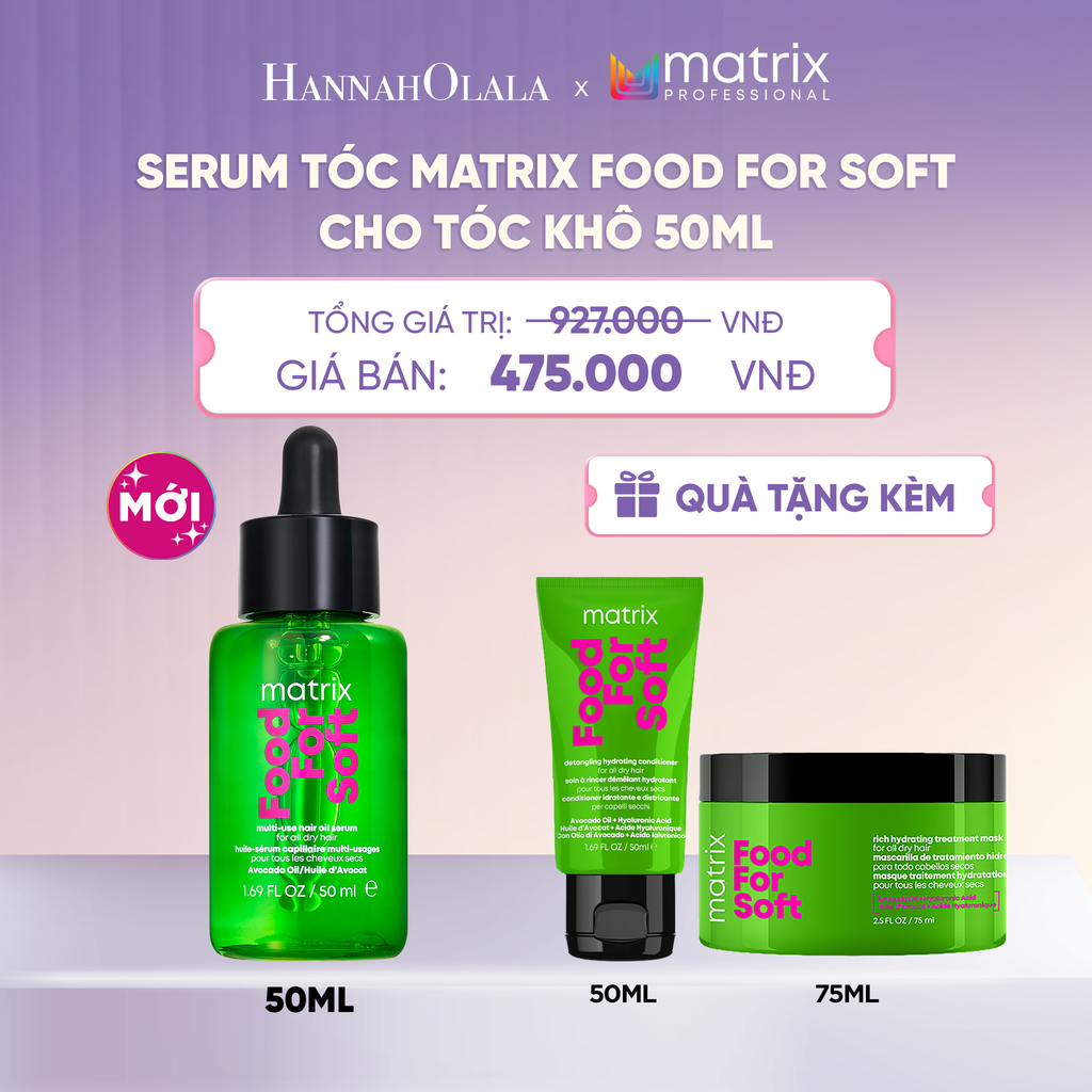  SERUM TÓC MATRIX FOOD FOR SOFT CHO TÓC KHÔ 50ML  - L048 