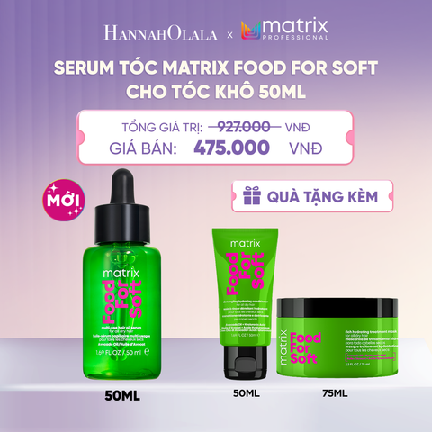  SERUM TÓC MATRIX FOOD FOR SOFT CHO TÓC KHÔ 50ML  - L048 