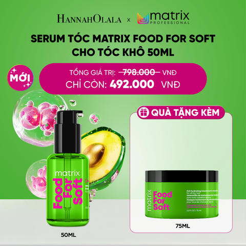  SERUM TÓC MATRIX FOOD FOR SOFT CHO TÓC KHÔ 50ML - D22 