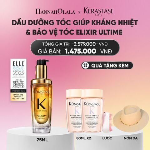  TINH DẦU DƯỠNG TÓC BÁN CHẠY NHẤT THẾ GIỚI ELIXIR ULTIME 75ML_A1346 