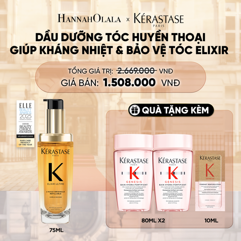  TINH DẦU DƯỠNG TÓC BÁN CHẠY NHẤT THẾ GIỚI ELIXIR ULTIME 75ML - D10 