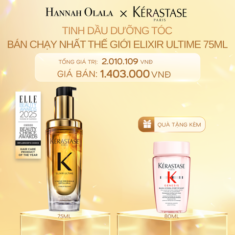  DEAL 3: TINH DẦU DƯỠNG TÓC BÁN CHẠY NHẤT THẾ GIỚI ELIXIR ULTIME 75ML 