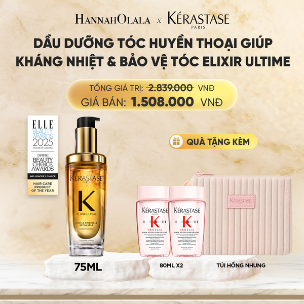  TINH DẦU DƯỠNG TÓC BÁN CHẠY NHẤT THẾ GIỚI ELIXIR ULTIME 75ML - B108 