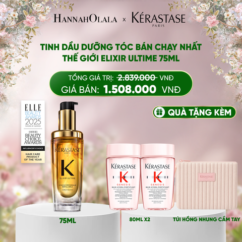  DEAL 2: TINH DẦU DƯỠNG TÓC BÁN CHẠY NHẤT THẾ GIỚI ELIXIR ULTIME 75ML 