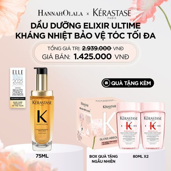  DEAL 1: TINH DẦU DƯỠNG TÓC BÁN CHẠY NHẤT THẾ GIỚI ELIXIR ULTIME 75ML 