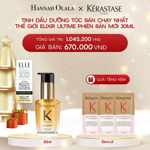  DEAL 5_RE: TINH DẦU DƯỠNG TÓC BÁN CHẠY NHẤT THẾ GIỚI ELIXIR ULTIME PHIÊN BẢN MỚI 30ML 