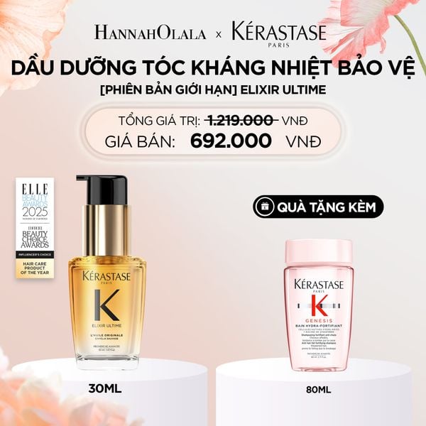  DEAL 8: TINH DẦU DƯỠNG TÓC BÁN CHẠY NHẤT THẾ GIỚI ELIXIR ULTIME PHIÊN BẢN MỚI 30ML 