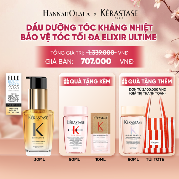  TINH DẦU DƯỠNG TÓC BÁN CHẠY NHẤT THẾ GIỚI ELIXIR ULTIME PHIÊN BẢN MỚI 30ML - A1273 