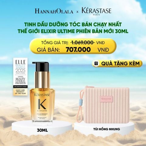  DEAL 5: TINH DẦU DƯỠNG TÓC BÁN CHẠY NHẤT THẾ GIỚI ELIXIR ULTIME PHIÊN BẢN MỚI 30ML 