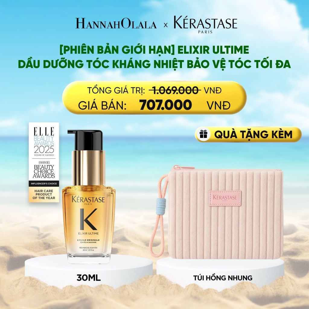  TINH DẦU DƯỠNG TÓC BÁN CHẠY NHẤT THẾ GIỚI ELIXIR ULTIME PHIÊN BẢN MỚI 30ML 