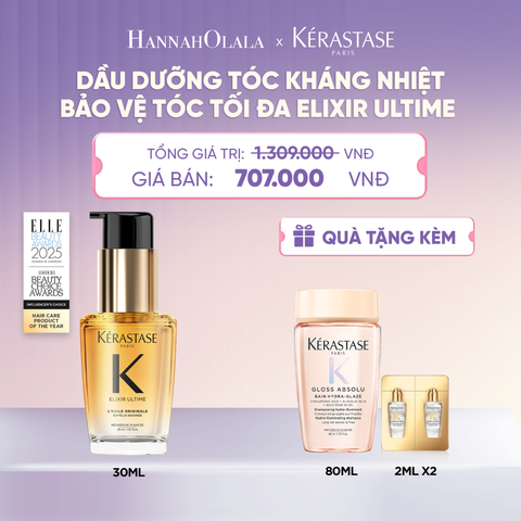  TINH DẦU DƯỠNG TÓC BÁN CHẠY NHẤT THẾ GIỚI ELIXIR ULTIME PHIÊN BẢN MỚI 30ML  - L002 