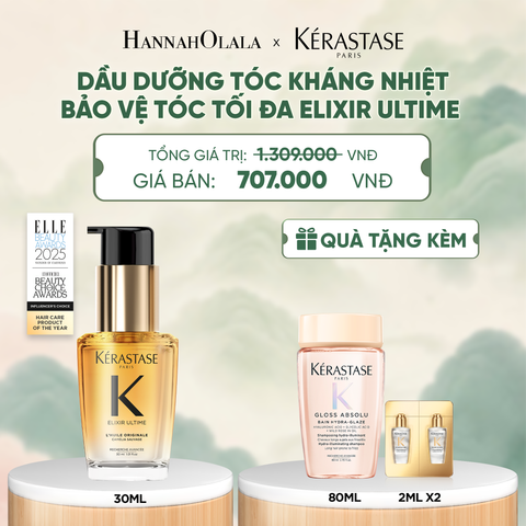 TINH DẦU DƯỠNG TÓC BÁN CHẠY NHẤT THẾ GIỚI ELIXIR ULTIME PHIÊN BẢN MỚI 30ML - A387 
