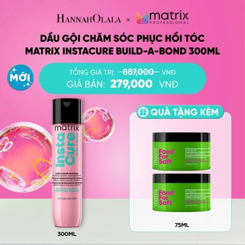  [DEAL SỐC] DẦU GỘI CHĂM SÓC PHỤC HỒI TÓC MATRIX INSTACURE BUILD-A-BOND 300ML - A5441 