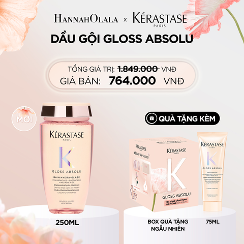  DEAL 10: [SẢN PHẨM MỚI] DẦU GỘI GIÚP TÓC BÓNG MƯỢT BỒNG BỀNH KÉRASTASE GLOSS ABSOLU BAIN 250ML 