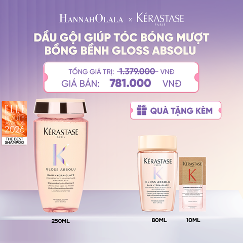  [SẢN PHẨM MỚI] DẦU GỘI GIÚP TÓC BÓNG MƯỢT BỒNG BỀNH KÉRASTASE GLOSS ABSOLU BAIN 250ML  - L006 