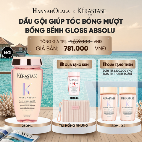  [SẢN PHẨM MỚI] DẦU GỘI GIÚP TÓC BÓNG MƯỢT BỒNG BỀNH KÉRASTASE GLOSS ABSOLU BAIN 250ML_ D724 