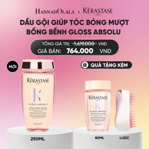 [SẢN PHẨM MỚI] DẦU GỘI GIÚP TÓC BÓNG MƯỢT BỒNG BỀNH KÉRASTASE GLOSS ABSOLU BAIN 250ML_A1356 