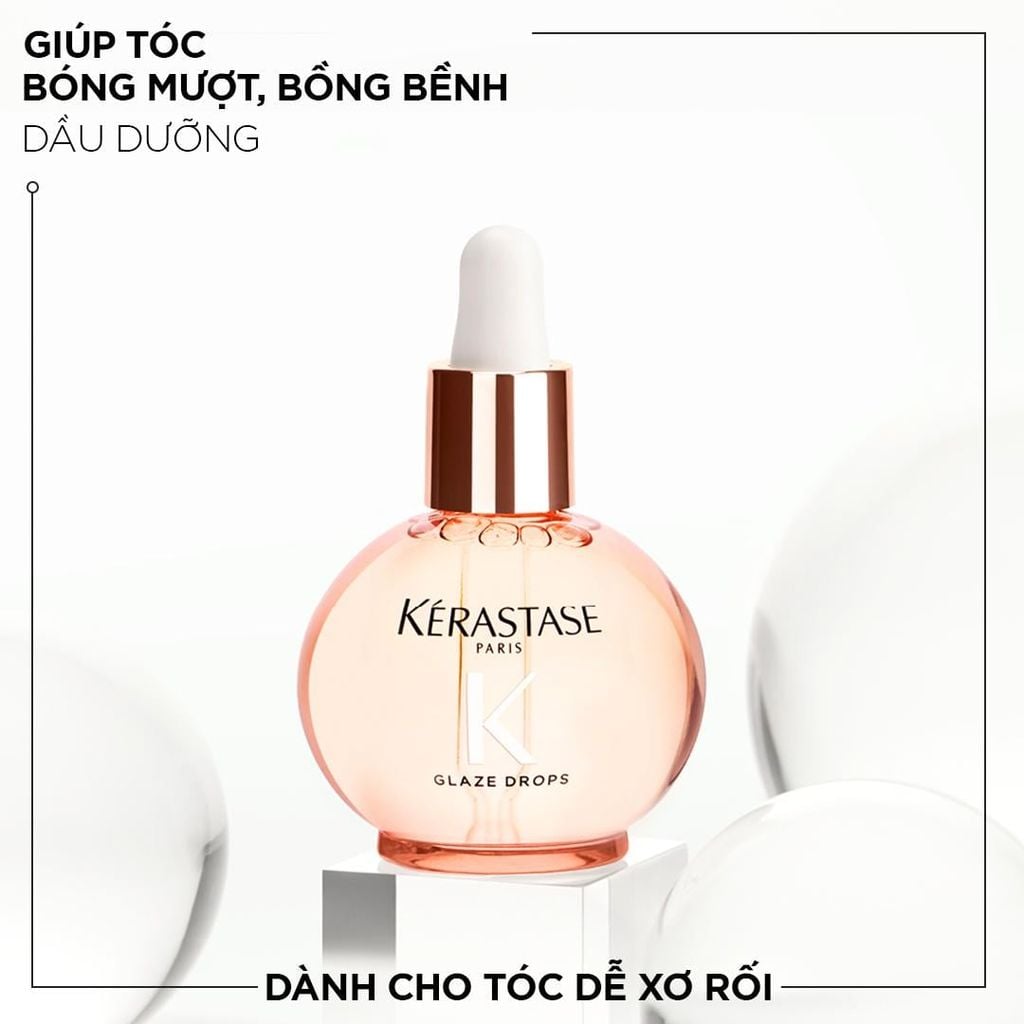  DẦU DƯỠNG NƯỚC HOA GIÚP TÓC BÓNG MƯỢT BỒNG BỀNH KÉRASTASE ABSOLU GLAZE DROP 45ML - D05 