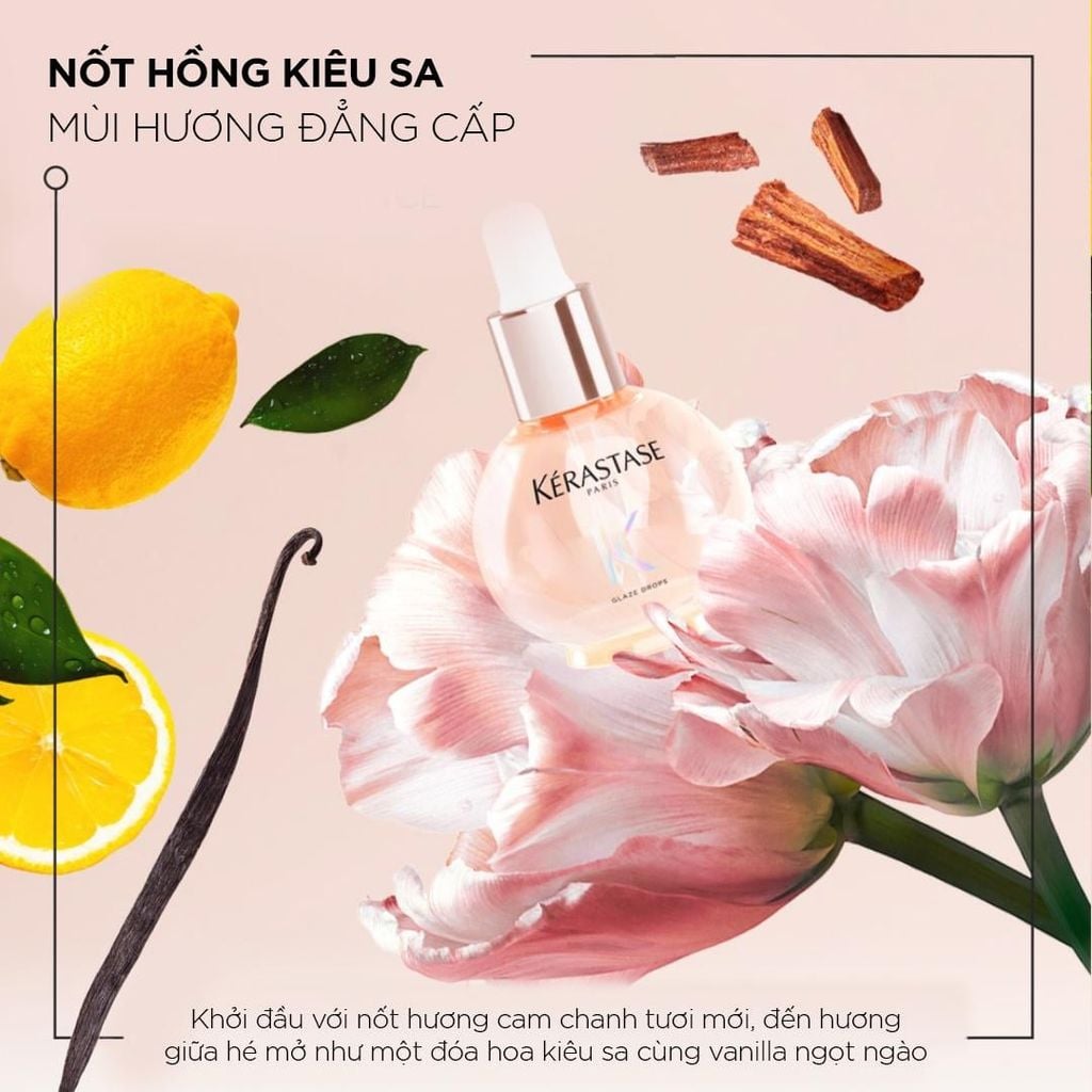  DẦU DƯỠNG NƯỚC HOA GIÚP TÓC BÓNG MƯỢT BỒNG BỀNH KÉRASTASE ABSOLU GLAZE DROP 45ML - D05 