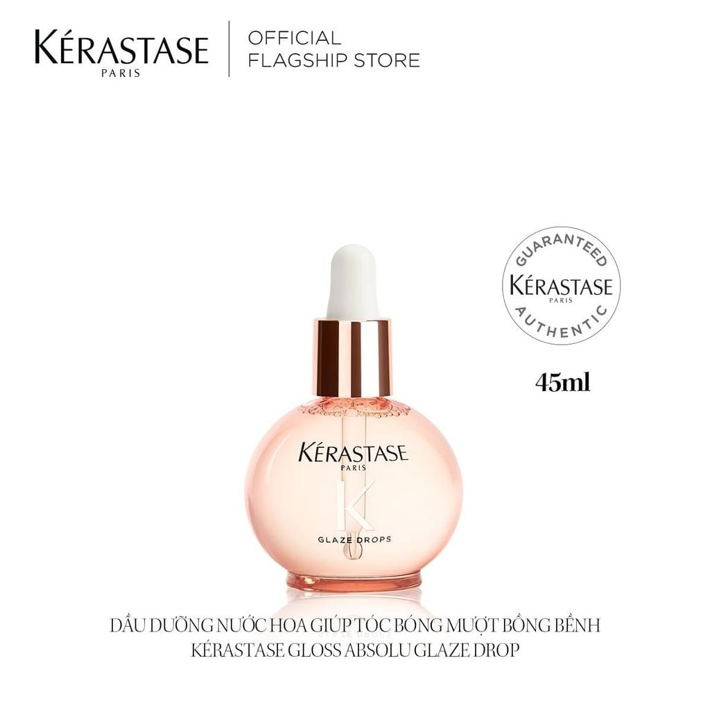  DẦU DƯỠNG NƯỚC HOA GIÚP TÓC BÓNG MƯỢT BỒNG BỀNH KÉRASTASE ABSOLU GLAZE DROP 45ML - D05 