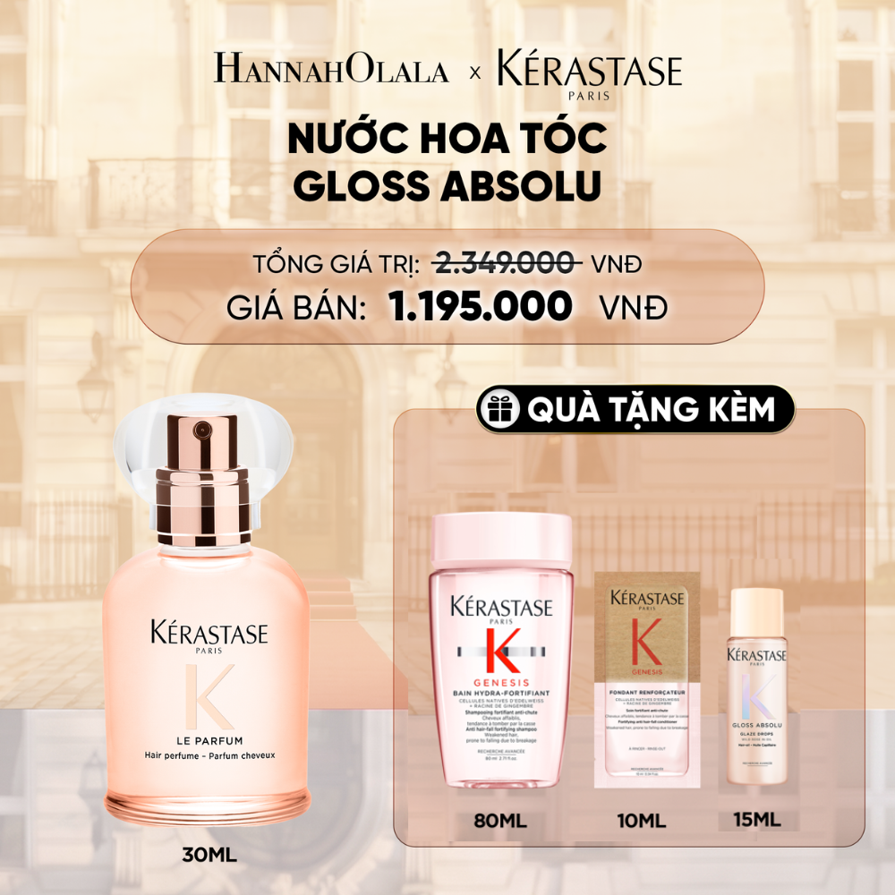  NƯỚC HOA DÀNH CHO TÓC KÉRASTASE GLOSS ABSOLU HAIR MIST 30ML - D07 