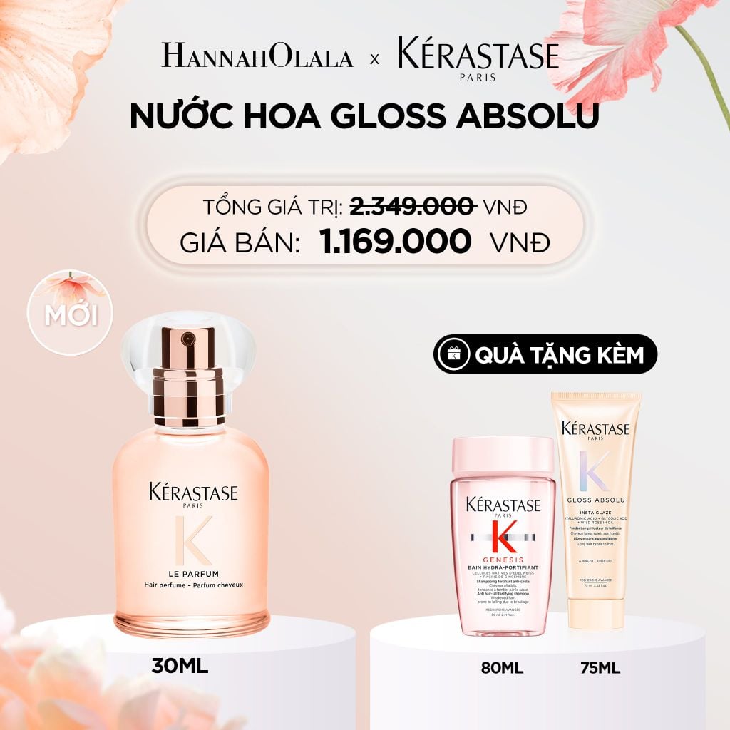  DEAL 13: NƯỚC HOA DÀNH CHO TÓC KÉRASTASE GLOSS ABSOLU HAIR MIST 30ML 