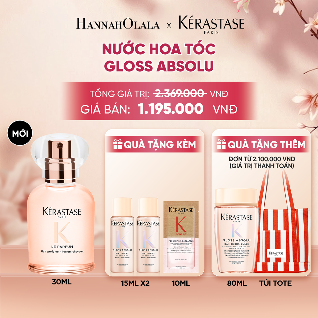  NƯỚC HOA DÀNH CHO TÓC KÉRASTASE GLOSS ABSOLU HAIR MIST 30ML - A611 