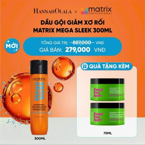  DẦU GỘI GIÚP GIẢM XƠ RỐI CHO TÓC MATRIX MEGA SLEEK 300ML - A5442 