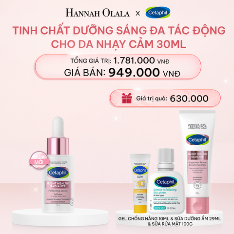  E439_DEAL 15: TINH CHẤT LÀM SÁNG DỊU LÀNH CHO DA NHẠY CẢM CETAPHIL BRIGHT HEALTHY RADIANCE SERUM 30ML 