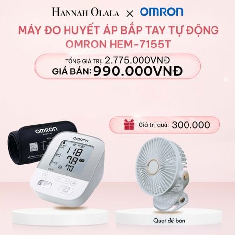  E668_DEAL 2: MÁY ĐO HUYẾT ÁP BẮP TAY TỰ ĐỘNG OMRON HEM-7155T1 
