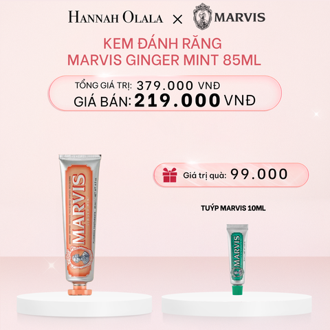  E508_DEAL 3: Kem đánh răng Marvis tuýp Fullsize 75/85ml Trắng răng thơm miệng 
