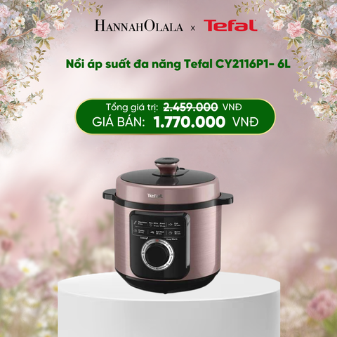  E275_DEAL 25: NỒI ÁP SUẤT ĐA NĂNG TEFAL CY2116P1- 6L 