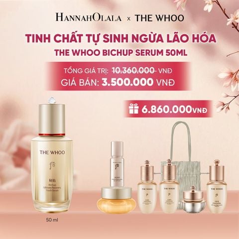  TINH CHẤT TỰ SINH NGỪA LÃO HÓA THẾ HỆ THỨ 4 THE WHOO BICHUP ULTIMATE RECOVERY YOUTH SERUM 50ML - A157 