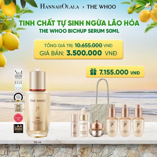  TINH CHẤT TỰ SINH NGỪA LÃO HÓA THẾ HỆ THỨ 4 THE WHOO BICHUP ULTIMATE RECOVERY YOUTH SERUM 50ML - DEAL 2 - A23 