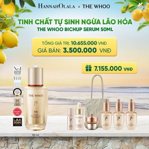 TINH CHẤT TỰ SINH NGỪA LÃO HÓA THẾ HỆ THỨ 4 THE WHOO BICHUP ULTIMATE RECOVERY YOUTH SERUM 50ML - DEAL 2 - A23 