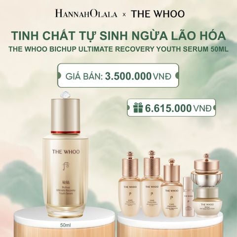 TINH CHẤT TỰ SINH NGỪA LÃO HÓA THẾ HỆ THỨ 4 THE WHOO BICHUP ULTIMATE RECOVERY YOUTH SERUM 50ML 